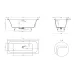 Ванна Salini ORLANDA AXIS KIT 170x75 (S-Sense, глянцевый)