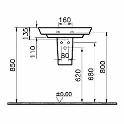 Держатель туалетной бумаги OMEGA  140x95х90мм