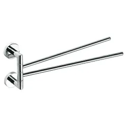 Полотенцедержатель OMEGA двойной поворотный 55*165*450мм