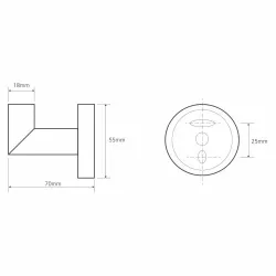 Крючок OMEGA 55*55*70