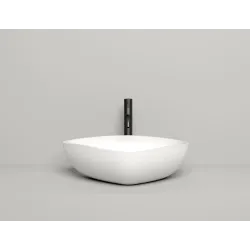 Раковина накладная Salini GLORIA 06 (S-Stone, матовый) 56x39 см