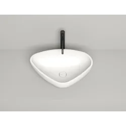 Раковина накладная Salini GLORIA 06 (S-Stone, матовый) 56x39 см