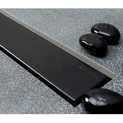 Душевой трап линейный 2в1 (черный матовый/под плитку) Pestan Confluo Frameless Line 750 MATTE BLACK NEW