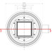 13702562 / Трап точечный Pestan Confluo Standart PLATE 1 10X10 2 IN 1
