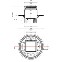 Трап точечный Pestan Confluo Standart VERTICAL PLATE 10X10 2 IN 1 NEW