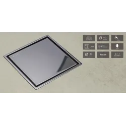 Трап точечный Pestan Confluo Standart VERTICAL PLATE 15X15 2 IN 1