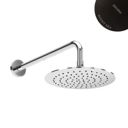 Душевая лейка стальная, Ø300 мм с настенным держателем - BlueR 145 526 5NS Night sky