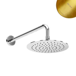 Душевая лейка стальная, Ø300 мм с настенным держателем - BlueR 145 526 5SR Sunrise