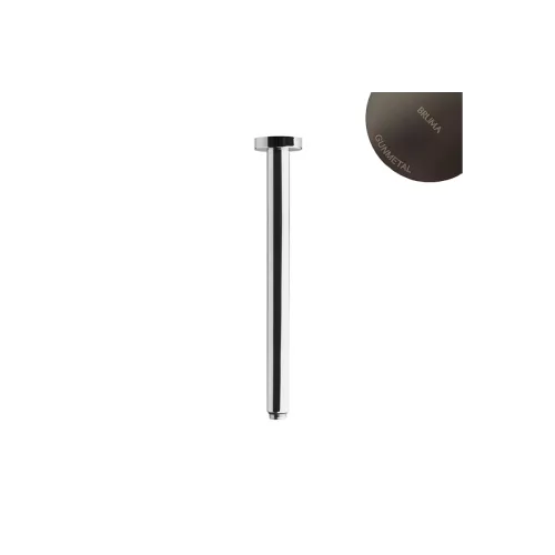 Душевой кронштейн, потолочный - 300 мм - EloR 145 621 1MG Gunmetal