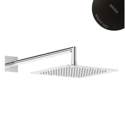 Система скрытого монтажа Bruma Escudo на 3 потока Set 102 140 2NS (2)-straight , верхний душ 300x300мм Night Sky