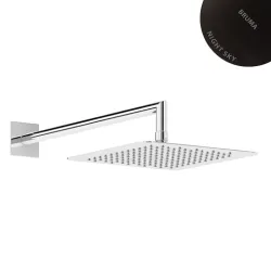 Душевая лейка, стальная 300x300 мм с настенным держателем - QuadraBlue 145 626 2NS Night sky