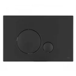 Кнопка смыва OLI Globe  черная матовая