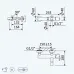 Смеситель для ванны Leaf 167 030 1SR Sunrise с душевым гарнитуром