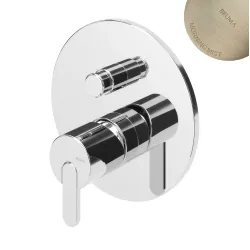 Смеситель скрытого монтажа Leaf Morning Mist 167 130 1MM  (на 2 потока)