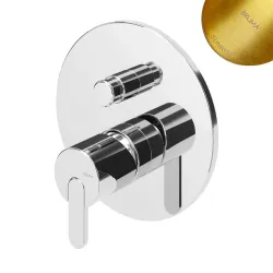 Смеситель скрытого монтажа Leaf Sunrise 167 130 1SR  (на 2 потока)