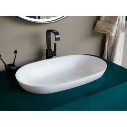 Раковина полувстраиваемая Salini MAREA 01 (S-Stone, матовый) 65x39 см