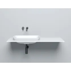 Раковина полувстраиваемая Salini MAREA 02 (S-Stone, матовый) 60x40 см