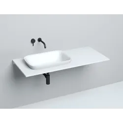 Раковина полувстраиваемая Salini MAREA 02 (S-Stone, матовый) 60x40 см