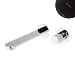 Смеситель для раковины на 2 отверстия, настенный. Adagio 193 010 0NS Night Sky