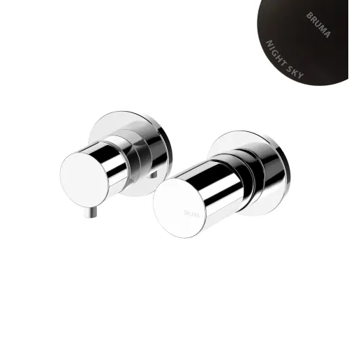 Смеситель скрытого монтажа на 2 отверстия, с 3 выходами Adagio 193 142 1NS Night Sky