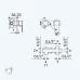 Смеситель скрытого монтажа на 2 отверстия, с 3 выходами Coral 194 140 0NS Night Sky
