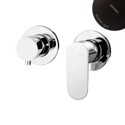 Смеситель скрытого монтажа на 2 отверстия, с 3 выходами Coral 194 140 0NS Night Sky