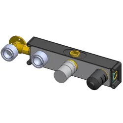 Внуренняя часть настенного смесителя, с 3 выходами 200 300 2NO