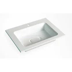 Раковина Madera Modul 65x45 см литьевой мрамор (Mol.08.65/W)
