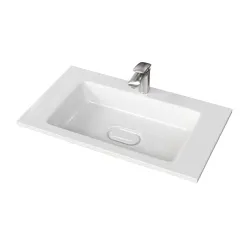 Раковина Madera Modul 80x45 см литьевой мрамор (без отверстия под смеситель)