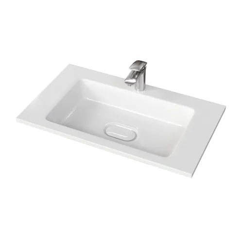 Раковина Madera Modul 80x45 см литьевой мрамор (без отверстия под смеситель)