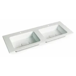 Раковина Madera Modul 120x45 см литьевой мрамор (Mol.08.120/W)