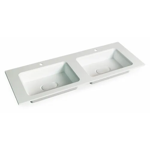 Раковина Madera Modul 120x45 см литьевой мрамор (Mol.08.120/W)
