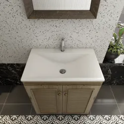 Раковина Madera Pulsus 70x45 см литьевой мрамор
