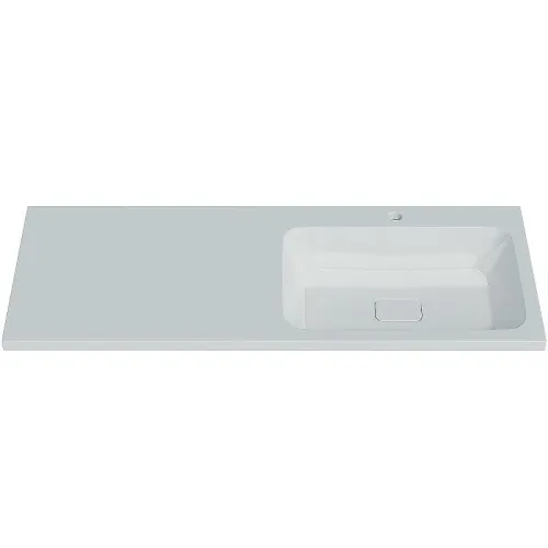 Раковина Madera Kamilla 130x48 см, правая БЕЗ ОТВЕРСТИЯ под смеситель