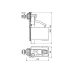 UniJolly 1/2 inlet valve brass/наполн клапан 1/2 латунь