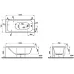 Ванна акриловая Vitra Optimum Neo 150x70