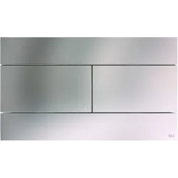 Кнопка смыва механическая OLI Slim  хром матовый