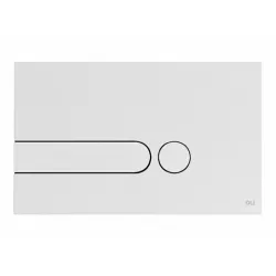 Кнопка смыва механическая OLI Iplate  белый