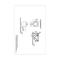 Vitra Подвесной унитаз Mia Round SmoothFlush, безободковый