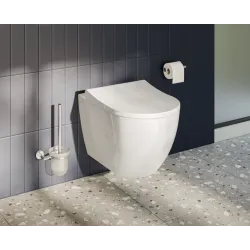Унитаз подвесной Vitra Mia Round SmoothFlush безободковый, с сиденьем микролифт