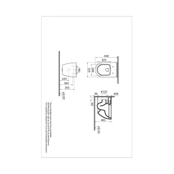 Vitra Подвесной унитаз Mia Round SmoothFlush, безободковый