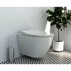 Унитаз подвесной Vitra Sanibelle SmoothFlush безободковый, с сиденьем микролифт