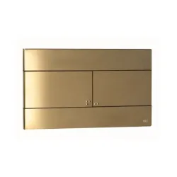 Комплект инсталляции OLI 120 механическая + клавиша Slim INOX металлическая, золото