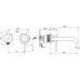 Смеситель для умывальника Ideal Standard CERALINE  (отдельно докупается A1313NU)