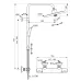 Душевая система  Ideal Standard Ceratherm T25+ хром, с термостатом