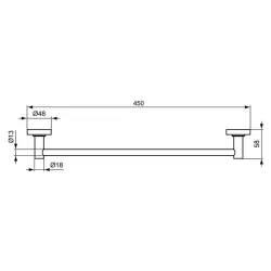 Полотенцедержатель Ideal Standard IOM 45 см