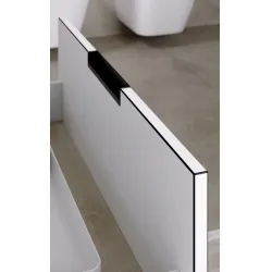 Комплект подвесной тумбы Aqwella Accent 76x46 см, белый с умывальником Малага 755