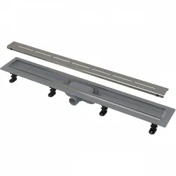 Душевой лоток AlcaPlast APZ18 850 Simple, со стальным бортиком и решеткой