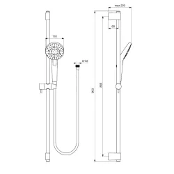 Душевой гарнитур Ideal Standart Idealrain