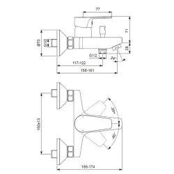 Промо набор для ванной Ideal Standard ESLA 3 в 1,